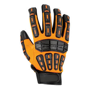 Faible MOQ, concevez vos propres gants d'impact en cuir avec bracelet réglable, respirants et durables, taille et design personnalisés pour la lutte - Product Image 2