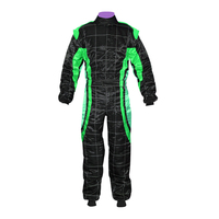 Combinaison de course de moto et de karting ignifuge et résistante aux coupures, nouvelle conception OEM, une ou deux pièces, toutes tailles