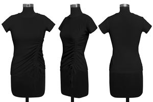 Dernière boutique à la mode T-shirt indien exclusif Trendy Knitting Women Comfortable Regular Wear Formal Short Tops India - Product Image 6