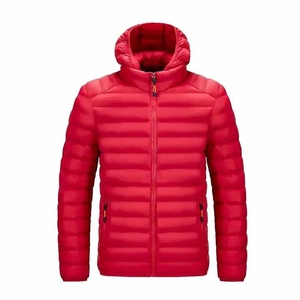 Cold Season Hooded Puffer <b>Jacket</b> <b>Waterproof</b> & Eco-Friendly Breathable Shell Quilted Winter Warmth for Men's Casual Wear - Product Image 1