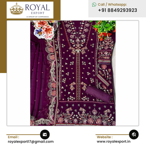 ชุดคอลเลกชั่นสไตล์จอร์เจียพร้อมงานปักเย็บสไตล์ปากีสถาน - Product Image 6