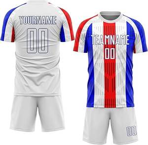 Uniforme de fútbol de poliéster 100% de último diseño, uniforme profesional para niños de nuevo estilo, Color sólido de calidad Premium a la venta - Product Image 1