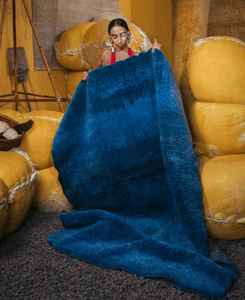 Tapis modernes de luxe faits à la main en laine de soie doux noués à la main avec un motif abstrait Taille personnalisée 5x8 12x14 Ensembles de tapis exclusifs - Product Image 6