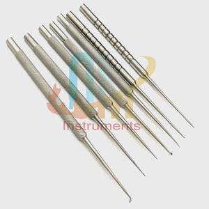 High Quality Medical Grade Stainless Steel Manual Micro <b>Ear</b> <b>Pick</b>/ Needles Set 7 PCS Autoclavable Re-usable CE Certified Class I - Product Image 1