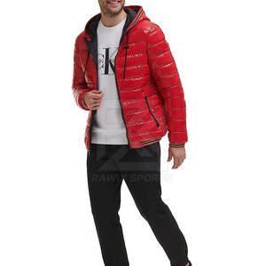 Veste d'hiver en duvet pour homme sur mesure en gros, chaude, de haute qualité, style tendance, veste matelassée d'hiver - Product Image 5