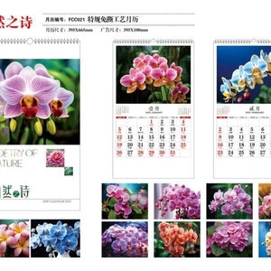ปฏิทินพิมพ์ลายภูเขาชื่อดังในตำนานจีน กลิ่นอายแห่งโชคลาภ กระดาษซวนลายสน ปฏิทินติดผนังตามเทรนด์แห่งชาติ - Product Image 3