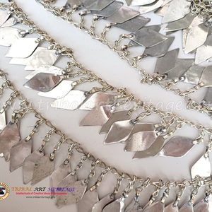 Cadena Tribal Kuchi Estilo Turcomano, Joyería Afgana Hecha a Mano, Suministros de Joyería Étnica Bohemia - Product Image 2