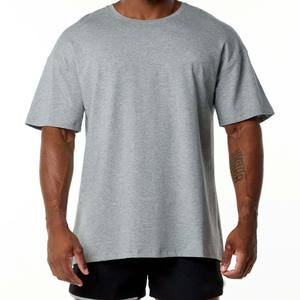 Custom Heavyweight 100% Cotton Oversize TShirt Unisex Crew Neck Quick Dry Fitness Plain Summer Tee with Puff Technics - Product Image 1
