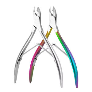 Coupe-cuticules en acier inoxydable de haute qualité 6,5 mm, outils de manucure, coupe-ongles pour les orteils, ouverture large de la mâchoire, lame incurvée, durable - Product Image 1