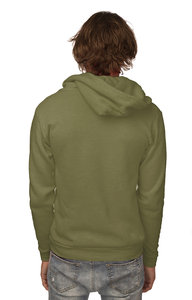 เสื้อฮู้ดผ้าฝ้ายโพลีมีฮู้ดเสื้อมีฮู้ดแบบซิปอิสระ - Product Image 3