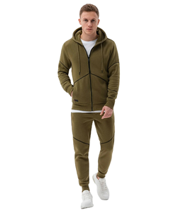 Ensembles de vêtements pour hommes avec LOGO personnalisé survêtement de sport pour hommes ensemble de sport vêtements d'entraînement personnalisé survêtements de sport confortables pour hommes - Product Image 1