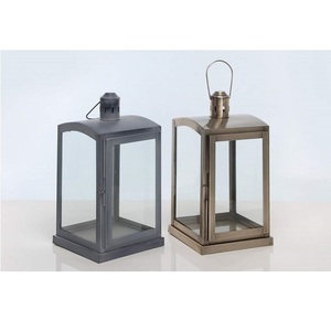 Linterna de vidrio pulido plateado de acero inoxidable personalizada para interiores y exteriores, soporte para candelita con ocasión de Navidad de buena calidad - Product Image 6