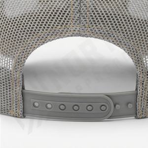 Casquette de camionneur classique à 5 panneaux en maille, couleur personnalisée, devant en mousse, dos respirant, design camouflage vierge, casquettes à fermeture snapback ajustables - Product Image 6