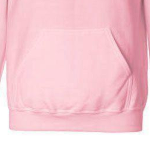 AKA Hooded Sweatshirt Twill <b>Lettered</b> Pullover Hoodie Premium Fleece Custom Greek Sorority Apparel <b>Light</b> Pink Twill - Product Image 4