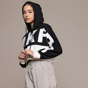 Sudadera Holgada con Hombros Caídos y Forro Transpirable al por Mayor, Vestido Largo con Cremallera y Bolsillo Oculto Personalizado a la Moda para Mujer - Product Image 5