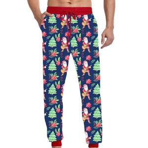 Vêtements de sport de bonne qualité à la mode Look classique Fermeture à cordon Polyester et coton Tissu Pantalon de survêtement pour hommes - Product Image 3