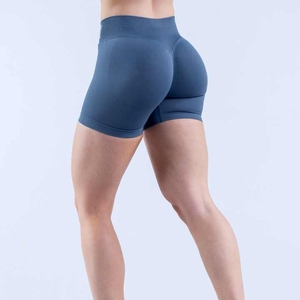 Pantalones cortos deportivos antideslizantes de cintura alta para mujer para verano para gimnasio, fitness y yoga, pantalones cortos de yoga Lulu de verano - Product Image 4