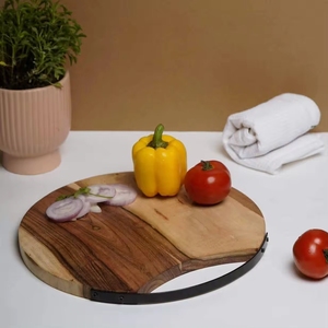 Picadora tradicional de verduras y frutas para uso en la cocina Venta caliente Tabla de cortar de verduras y frutas de madera de nuevo diseño - Product Image 6