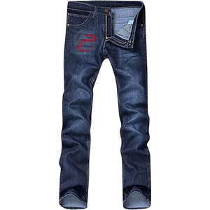 Pantalones vaqueros rectos informales Vintage para hombre, pantalones vaqueros de alta calidad 1:1 con logotipo, pantalones vaqueros para hombre - Product Image 2