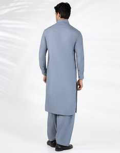 Vêtements musulmans traditionnels ethniques personnalisés Shalwar Kameez en coton Costume formel pakistanais Pathani 2 pièces pour homme Soirée Hiver Respirant - Product Image 2