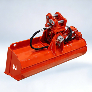 Miniexcavadora Hidráulica Roja de Alta Calidad WTB01 de 2-4 Toneladas, Maquinaria de Construcción con Cucharón Inclinable, 1 Año de Garantía, Origen Japón - Product Image 3