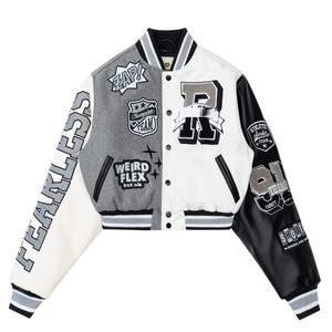 Custom Wholesale <b>Women</b> Varsity <b>Jackets</b> Letterman <b>Jackets</b> Custom Baseball Letterman Varsity Bomber <b>Jacket</b> - Product Image 1