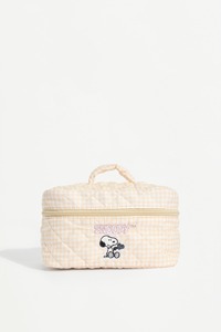 Private Label Travel <b>Makeup</b> Bag Cute Quilted Cosmetic <b>Case</b> ODM Beauty Organizer OEM Factory - Product Image 6