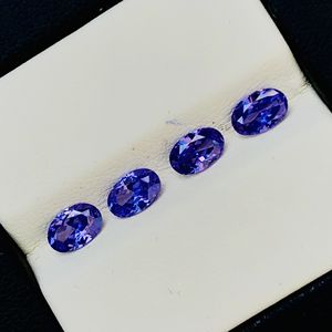 Tanzanite ronde bleue de haute qualité, zircone cubique AAA CZ, pierre précieuse pour la fabrication de bijoux avec matériau en cristal de diamant naturel - Product Image 3