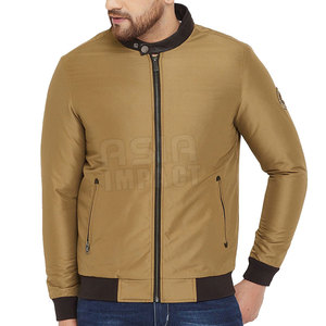 Everyday <b>Men</b> Bomber <b>Jacket</b> Plain Design Easy Wear <b>Light</b> Warm Outerwear For Casual Style Travel And Daily Use - Product Image 1