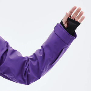 Combinaison de ski imperméable grande taille pour homme, veste zippée à capuche et pantalon, couleur unie, polyester, combinaison de ski pour homme - Product Image 2