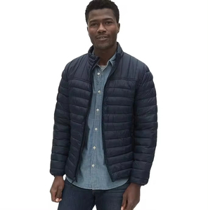 Customized Plus Size <b>Men's</b> Winter Premium Quality <b>Lightweight</b> Customizable Quilted <b>Jacket</b> Breathable Warm Contrast Colors - Product Image 3