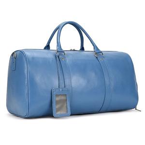 Handmade Cowhide <b>Leather</b> Duffle <b>Bag</b> Vintage Weekender Travel <b>Bag</b> <b>Overnight</b> Gym <b>Bag</b> Unisex Zipper Large Portable Water Resistant - Product Image 6