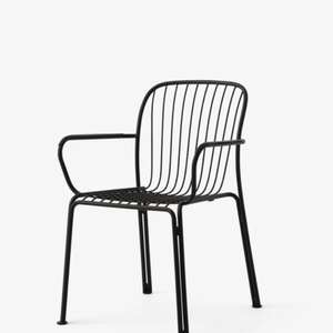 Sillas de metal de hierro recién llegadas con diseños clásicos frescos perfectos para interiores modernos Silla de metal pulido plateado - Product Image 6