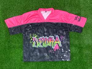 Camisetas de Fútbol Americano Retro Sublimadas Personalizadas OEM/ODM, 100% Poliéster, Manga Corta, Absorben la Humedad - Product Image 4