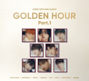 ATEEZ - [ GOLDEN HOUR : PART.1 ] 10ème mini-album (version DIGIPACK) Album KPOP Best Seller en Corée - Product Image 4