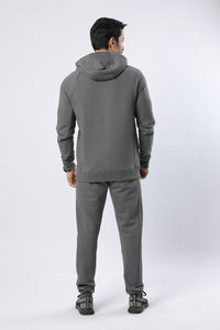 Conjunto Deportivo de 2 Piezas para Hombre, de Peso Medio, para Invierno, Material de Algodón Personalizado, Transpirable, con Bolsillos Delanteros, Capucha y Cuello, Talla Grande - Product Image 6