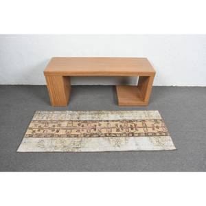 พรมขนแกะสีเบจสไตล์วินเทจ21X52ฟุตงานปะติดผนังขนาดใหญ่คลาสสิกงานแฮนด์เมดพรมปูพื้นด้านหลังเป็นยาง - Product Image 3