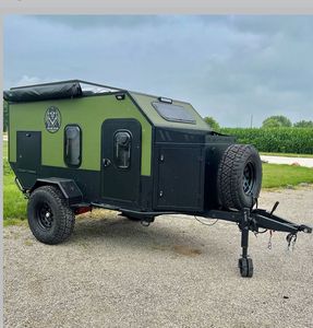 Mini Teardrop <b>Camper</b> Trailer Lightweight Waterproof 4-Person Sleeping Capacity. - Product Image 3