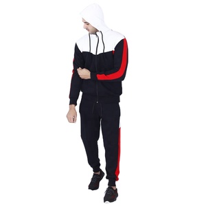 Survêtements de sport personnalisés de haute qualité pour hommes Survêtements imprimés coupe-vent et respirants en coton et polyester - Product Image 3