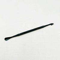 Pousse-cuticules double face en acier inoxydable doré de qualité supérieure, cuillère nettoyante pour ongles, outil professionnel de manucure et pédicure pour peaux mortes