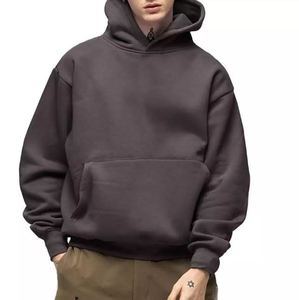 Sweat à capuche épais surdimensionné sans ficelle pour homme, vêtement de marque personnalisé, en coton, vêtement de rue - Product Image 1