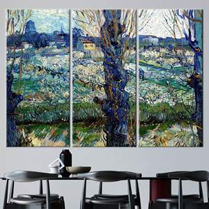 Toile imprimée décorative : Vue sur Arles de Vincent Van Gogh, 3P : Gallery Wrapped - Product Image 1
