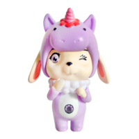 Figurine de collection en PVC, six modèles, 7,5 cm, Noah de Carrot Planet, poupée en plastique pour enfants, cadeau et décoration de bureau