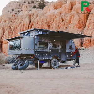 OBM en Chine : Remorque tout-terrain avec côtés rigides et fabriquée en panneaux composites en aluminium Dibond avec un cadre en aluminium - Product Image 1