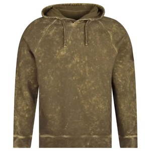 Sweat à capuche 100% coton, couleur unie, avec effet soleil, surdimensionné, poids lourd, de haute qualité pour hommes, design personnalisé - Product Image 5