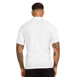 Chemises polo décontractées pour hommes, couleur unie classique, logo personnalisé en gros - Product Image 4