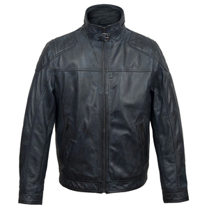 Chaqueta de Hombre de Diseño Nuevo, 100% Cuero Vacuno, Invierno, Mangas Largas, Impermeable, Estilo Bomber, Estilo Urbano, Profesional, Gran Venta - Product Image 2