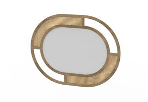 Modern Vintage Handcrafted Wooden <b>Mirror</b> Intricate Artistry for Decorative Home Use - Product Image 6