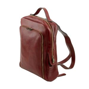 Sac d'ordinateur portable en cuir de grande capacité pour hommes d'affaires sac d'ordinateur portable en cuir véritable - Product Image 1