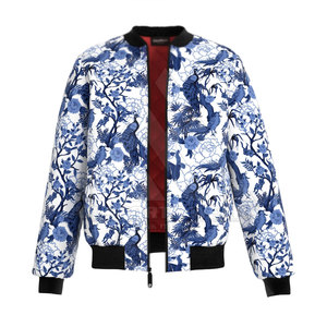 Diseñe su propio logotipo Hombres Chaqueta de bombardero Servicio OEM Hombres ligeros Sublimación Satén Chaquetas de bombardero para la venta - Product Image 1